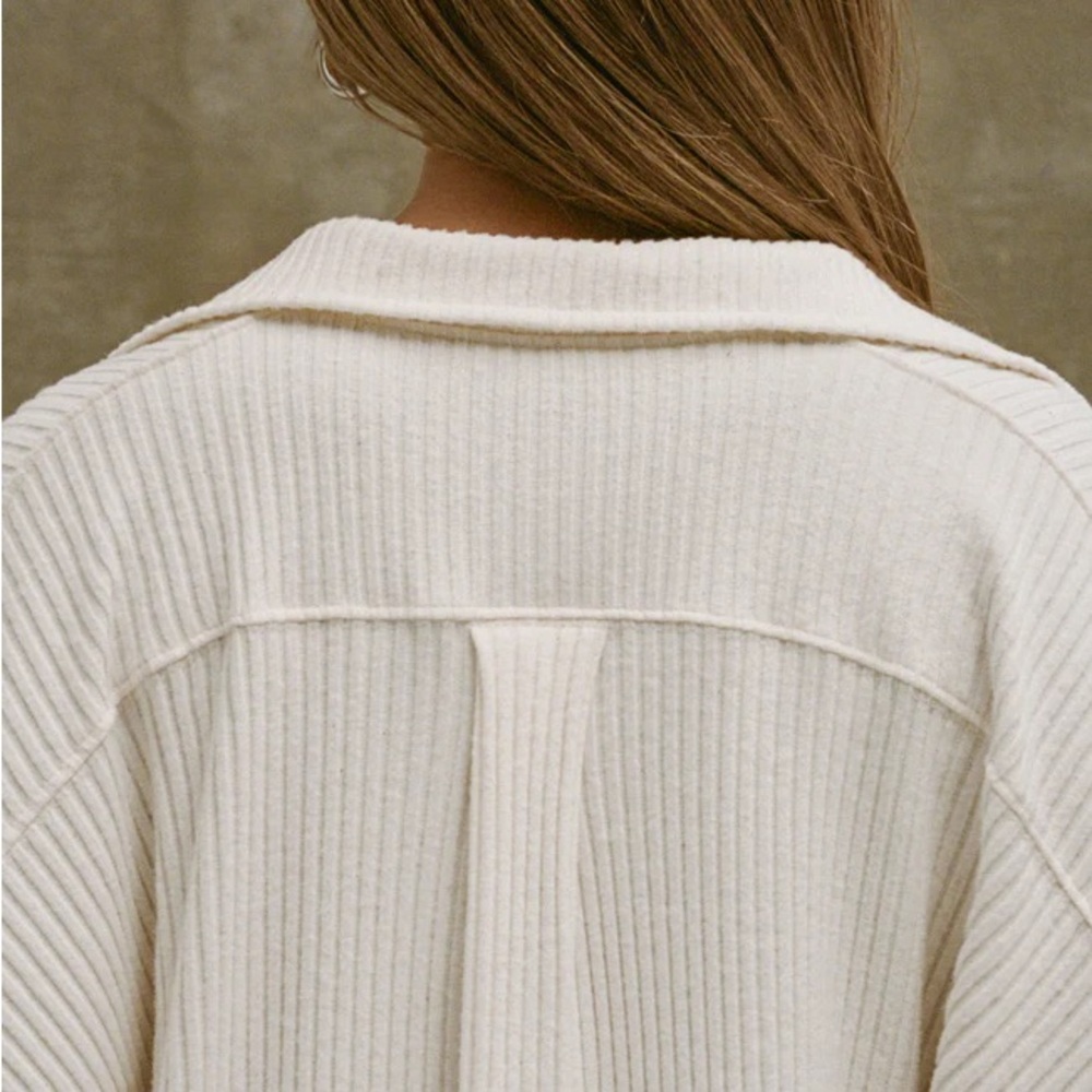 Joah Brown Deep V Plunge Pullover - Picture 2 of 9